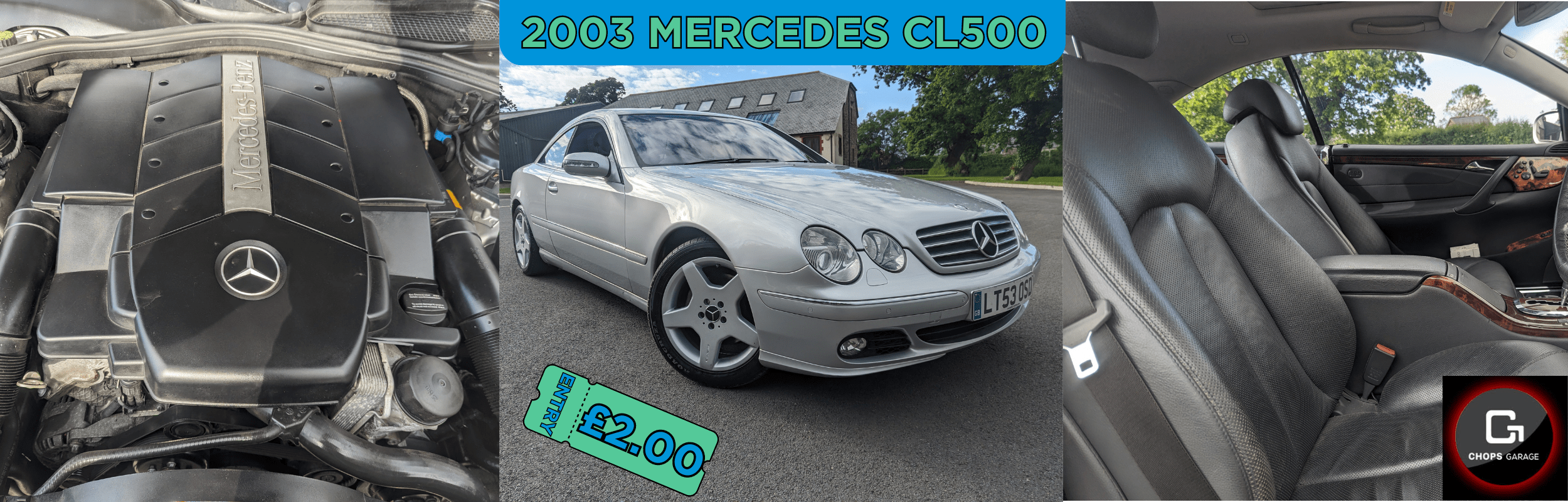 Chop's Garage CL500 or £4000!