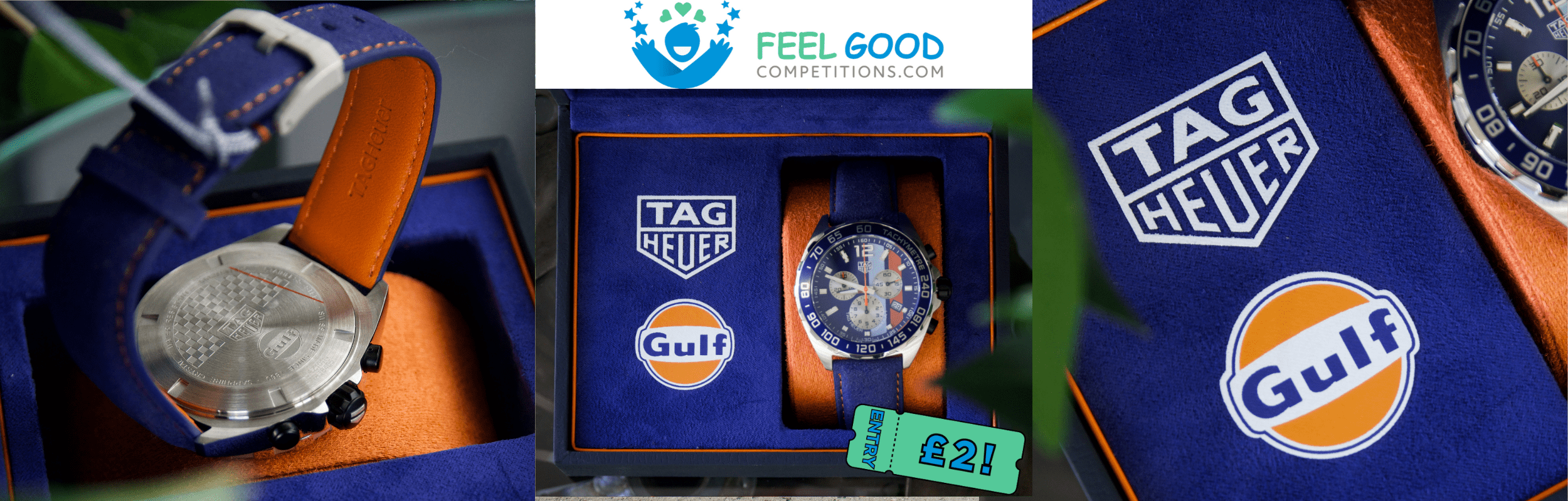 Tag Heuer Formula 1 Gulf Edition Buy 1 Ticket Get 2 More Free